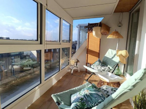 Bel appartement 4 pers avec parking et WIFI au centre-ville de Perros-Guirec - FR-1-368-454